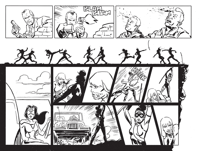 Illustration for article titled Marvel artists walk through the creation of kickass fight sequences in comics